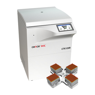 Cence Blood Bank سانتریفیوژ CTK120R خودکار با سرعت کم برای 120 جاروبرقی