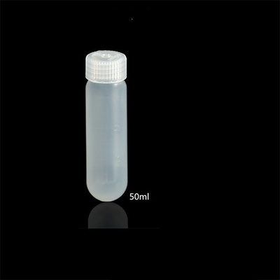 PP PPCO مواد لوله سانتریفیوژ با مهر و موم کاپ 50ml لوله با سرعت بالا Max RCF 50000xg