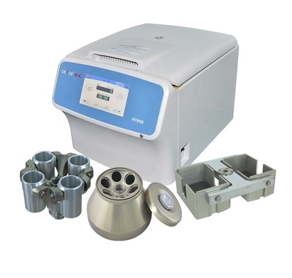 سانس H1850 سانتریفیوژ سرعت بالا 18500rpm 23797xg دستگاه آزمایشگاه پزشکی
