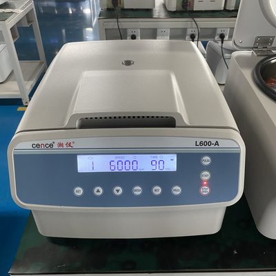سانتریفوژ سرعت پایین Cence L600-A، 6000 دور در دقیقه، روتور زاویه دار 12x15 میلی‌لیتر