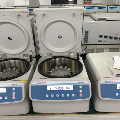 L420-A Centrifuge با سرعت پایین 4200rpm 2760xg حداکثر ظرفیت 12x20ml