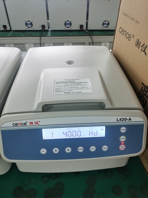 سانتریفیوژ با سرعت پایین Cence L420-A، 4200 دور در دقیقه، حداکثر ظرفیت 2760xg