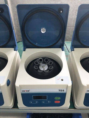 سانس با کیفیت بالا مینی سانتریفیوژ قابل حمل با 4000 rpm و ABS 304 ساخت فولاد ضد زنگ