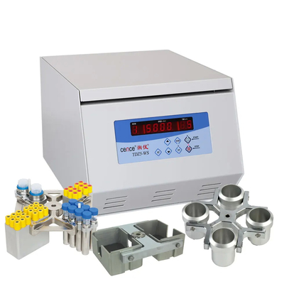 دستگاه سانتریفیوژ کم سرعت بالینی TDZ5-WS با ظرفیت حداکثر 4*250 میلی لیتر